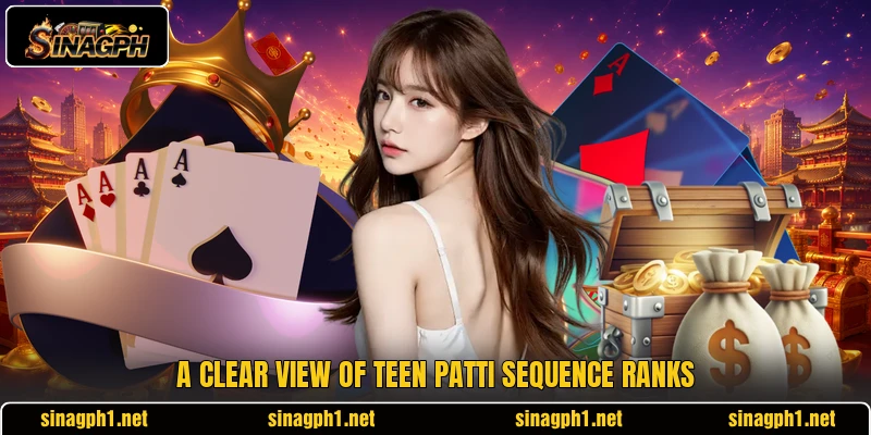 A clear view of teen patti sequence ranks