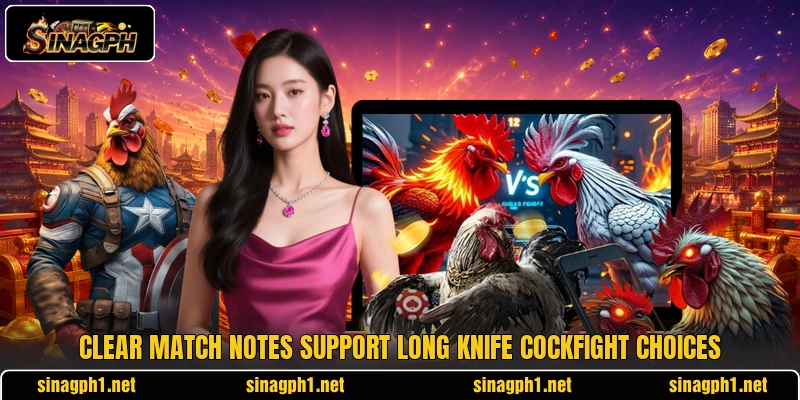 Clear match notes support Long Knife Cockfight choices Clear match notes support Long Knife Cockfight choices