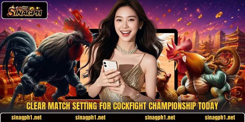 Clear match setting for Cockfight Championship today Clear match setting for Cockfight Championship today