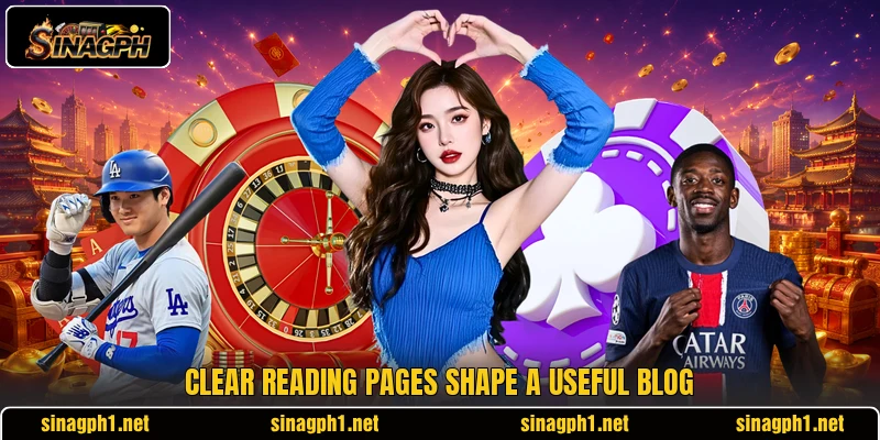 Clear reading pages shape a useful blog Clear reading pages shape a useful blog