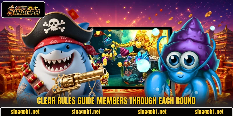 Clear rules guide members through each round Clear rules guide members through each round