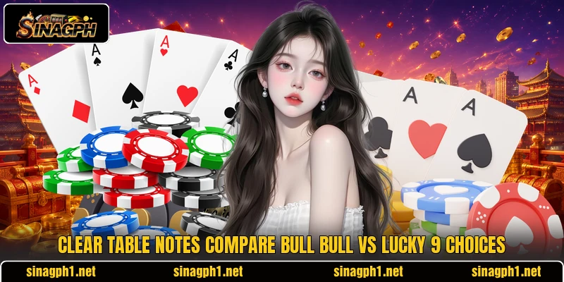 Clear table notes compare bull bull vs lucky 9 choices Clear table notes compare bull bull vs lucky 9 choices