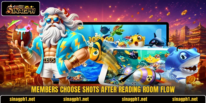 Members choose shots after reading room flow Members choose shots after reading room flow
