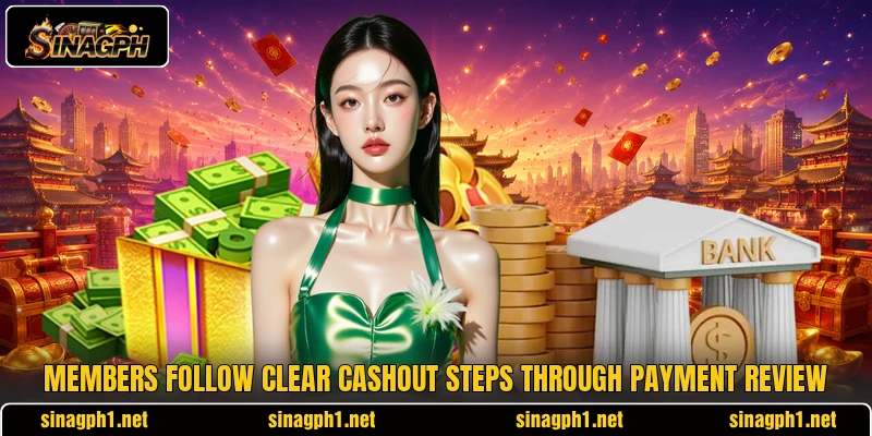 Members follow clear cashout steps through payment review Members follow clear cashout steps through payment review