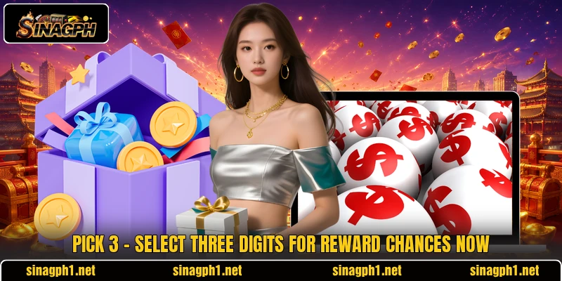 Pick 3 - Select Three Digits For Reward Chances Now