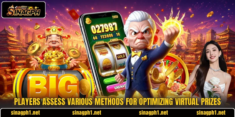 Players assess various methods for optimizing virtual prizes