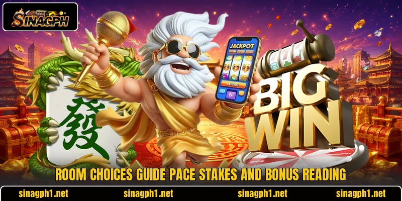 Room choices guide pace stakes and bonus reading Room choices guide pace stakes and bonus reading