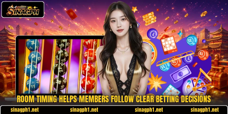 Room timing helps members follow clear betting decisions Room timing helps members follow clear betting decisions