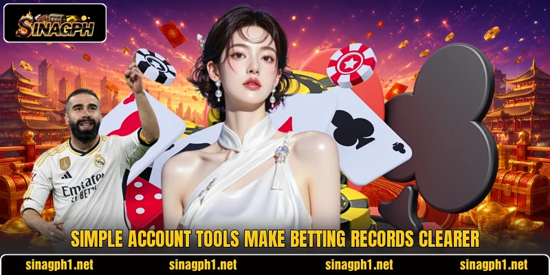 Simple account tools make betting records clearer
