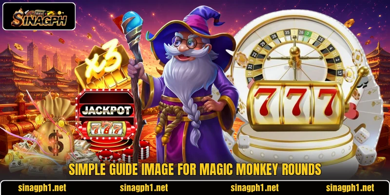 Simple guide image for Magic Monkey rounds Simple guide image for Magic Monkey rounds