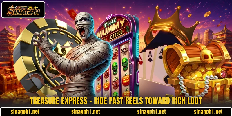 Treasure Express - Ride Fast Reels Toward Rich Loot