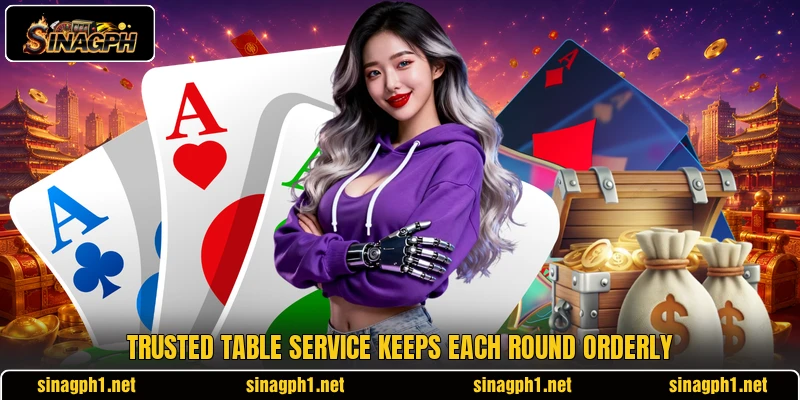 Trusted table service keeps each round orderly